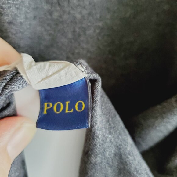 Polo Ralph Lauren Performance Quarter Zip Pullover Men XXL Gray Wicking Tech - Picture 9 of 11